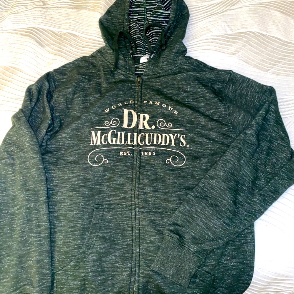 Dr McGillicuddys zipper hoodie, medium